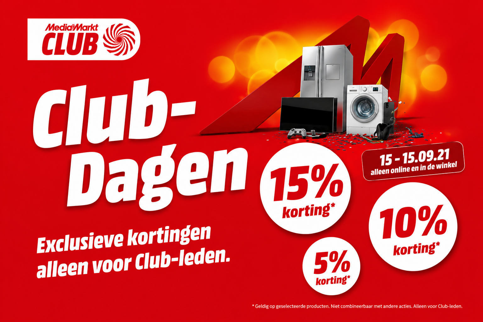 MediaMarkt Club actie met exclusieve ledenkorting op elektronica